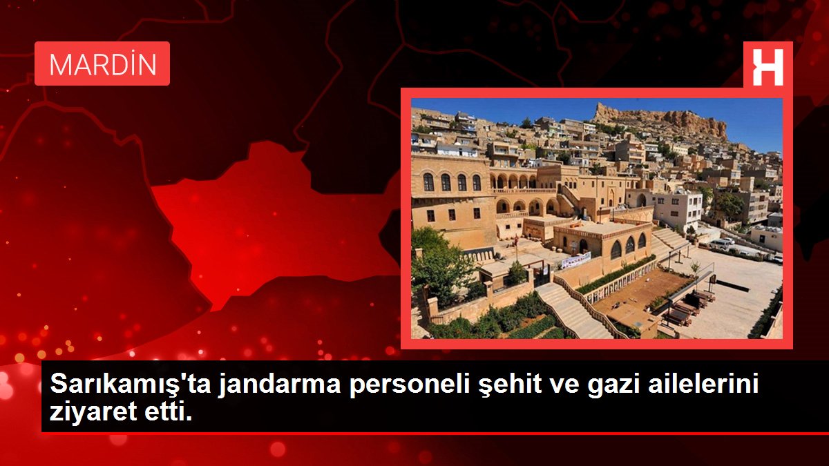 Son dakika haberleri: Sarıkamış'ta jandarma personeli şehit ve gazi ailelerini ziyaret etti.