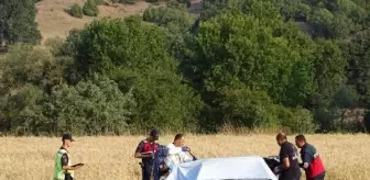 Son dakika haberleri... Tarlaya savrulup, yanan otomobilde can verdi