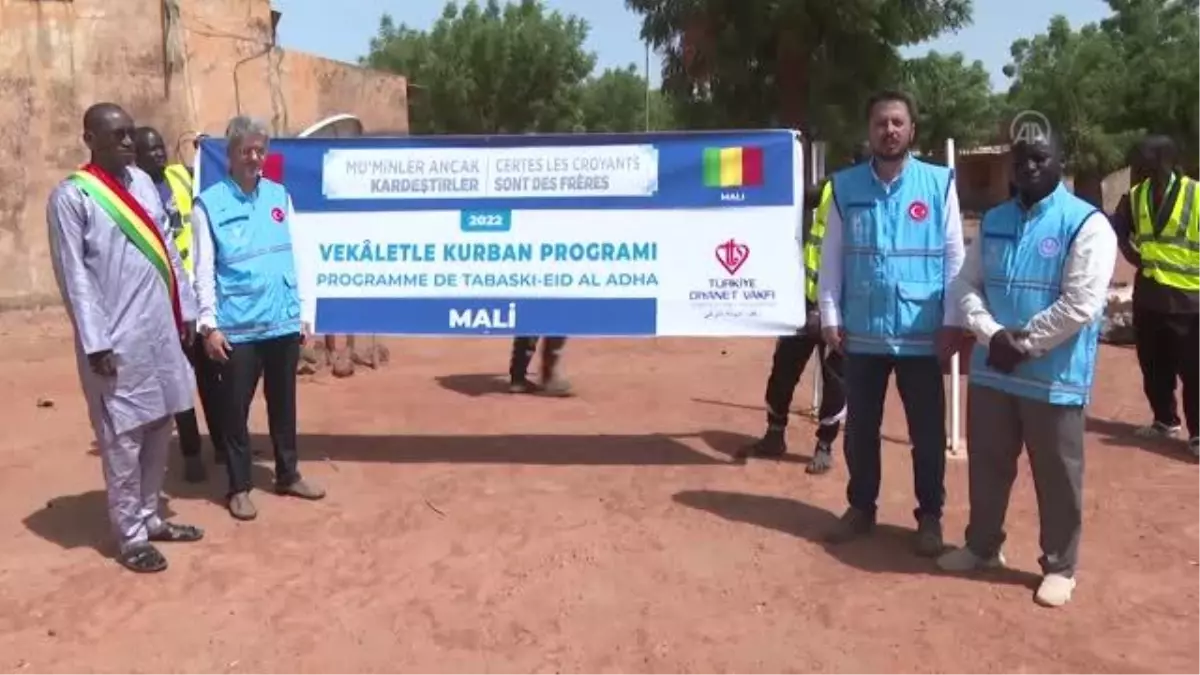 Türkiye Diyanet Vakfı, Mali\'de vekalet yoluyla kurban kesimine başladı