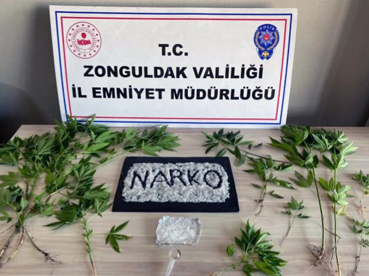 Son dakika haberi... Zonguldak\'ta uyuşturucu operasyonunda bir şüpheli tutuklandı