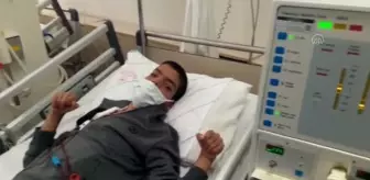 Son dakika: Hastane çalışanları Hemodiyaliz Bölümü'nde yatan hastalarla bayramlaştı