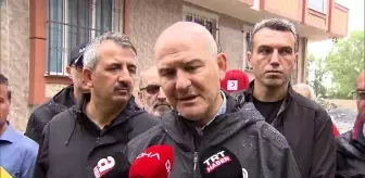 Son dakika haberi | İçişleri Bakanı Soylu, selden etkilenen Esenyurt'ta konuştu