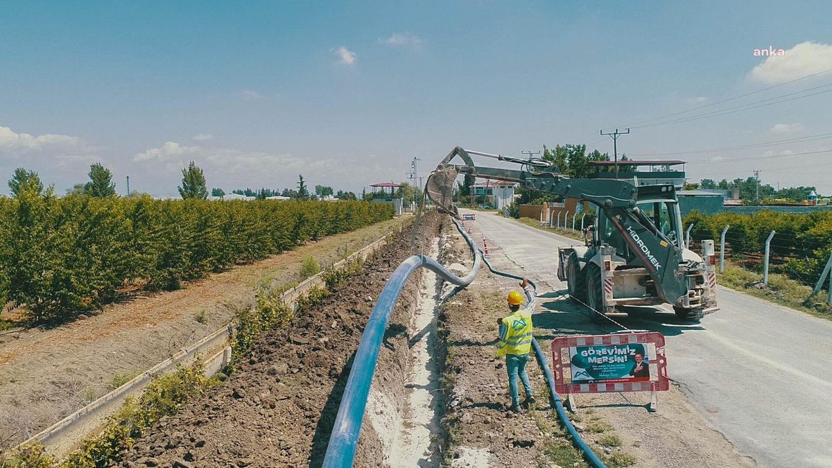 Meski Tarsus\'taki İçme Suyu Çalışmalarına Devam Ediyor