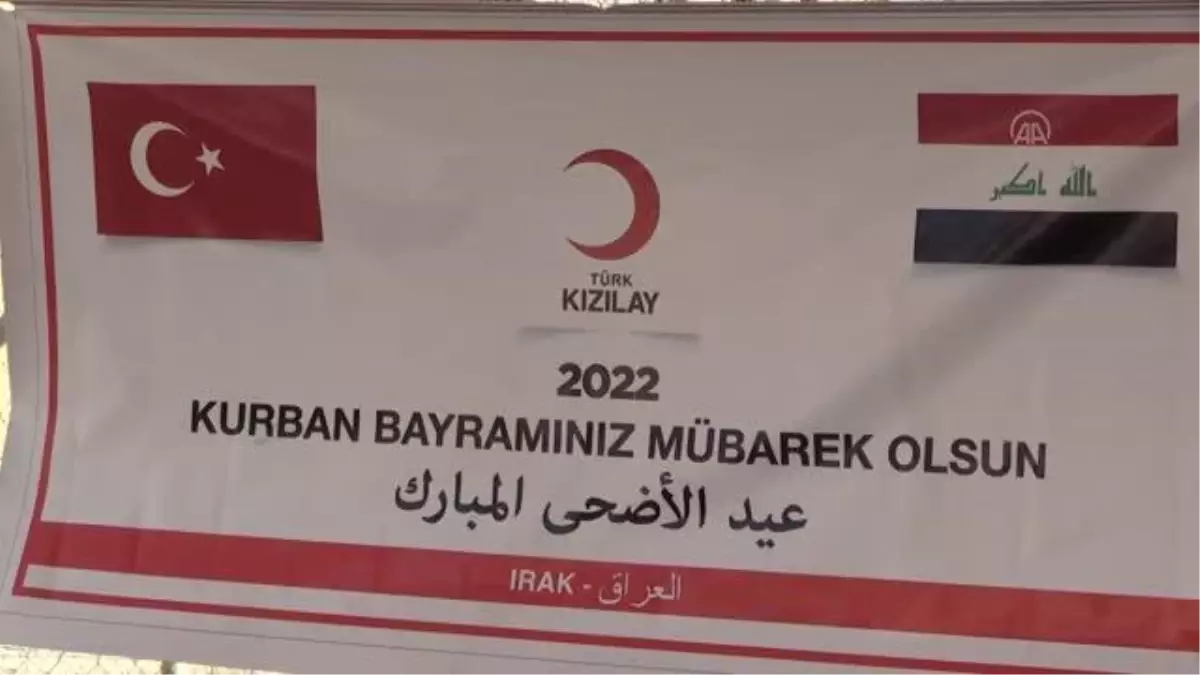 Türk Kızılay Kerkük\'te 1250 aileye kurban eti ulaştırdı