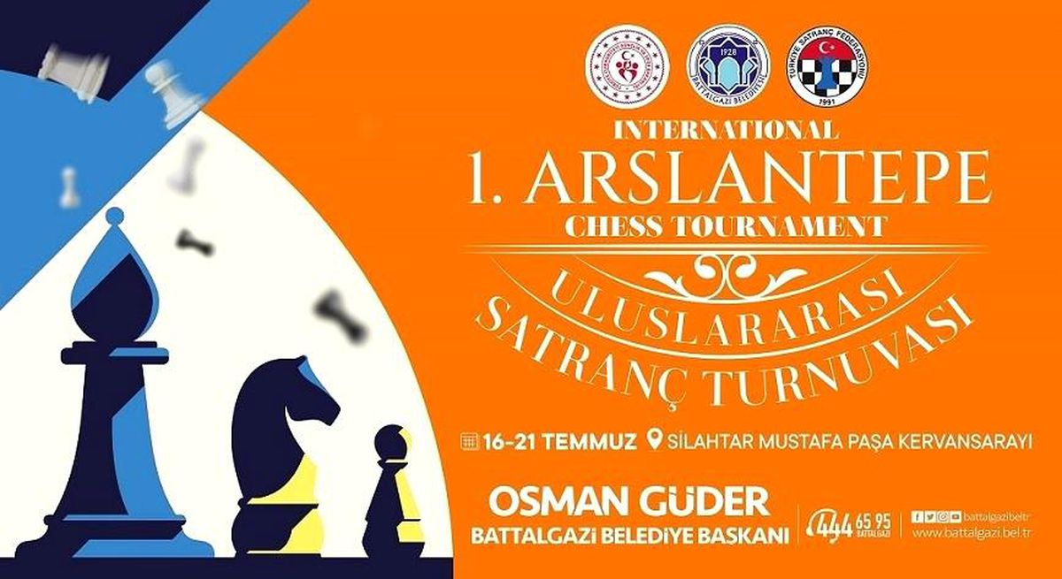 1. Arslantepe Satranç Turnuvası Battalgazi'de başlıyor