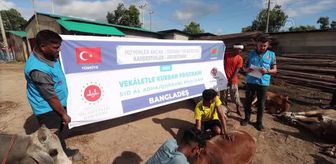 COX'S BAZAR - TDV, Bangladeş'te vekalet yoluyla kurban kesimi ve dağıtımına başladı
