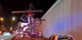 D-100 Karayolunda feci kaza: 3'ü ağır 5 yaralı