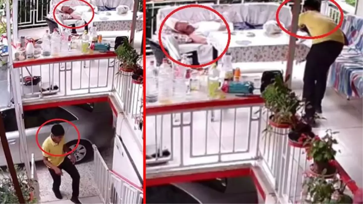 Bu da yaşandı! Ev sahibinin balkonda uyuduğunu gören hırsız evi talan etti