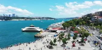 (Dron) İstanbul'da bayram tatili yoğunluğu (2)
