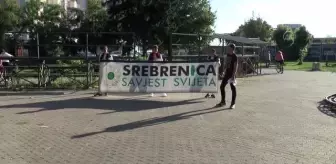 Kuzey Makedonya'da Srebrenitsa soykırımı kurbanları anıldı