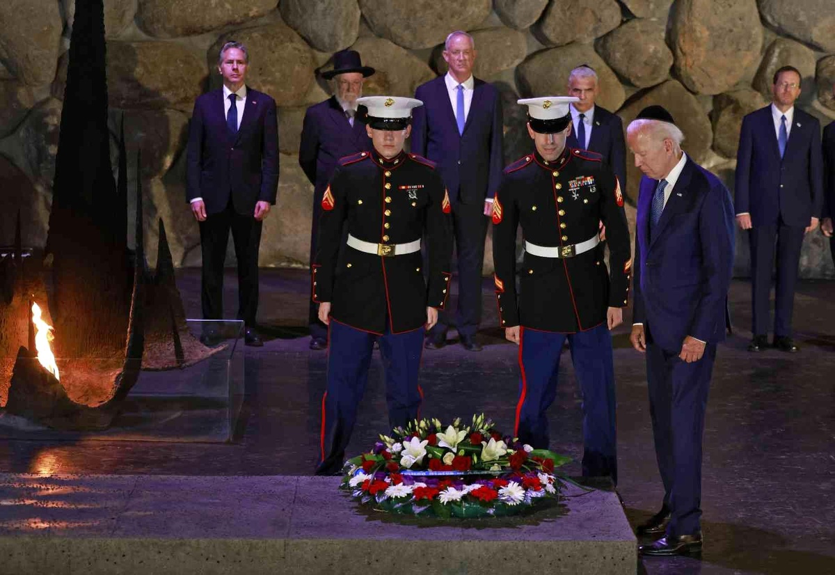 Biden, Yad Vashem Soykırım Anıtı\'nı ziyaret etti