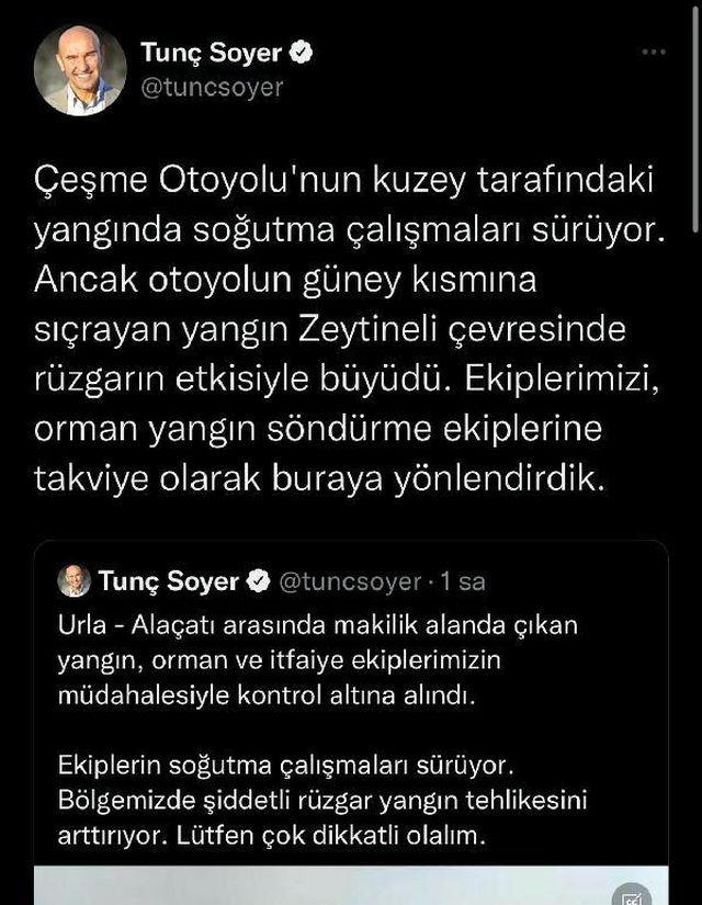 Son dakika haberleri: Çeşme'de makilik yangını (3) Son dakika haberleri: Çeşme'de makilik yangını (3)