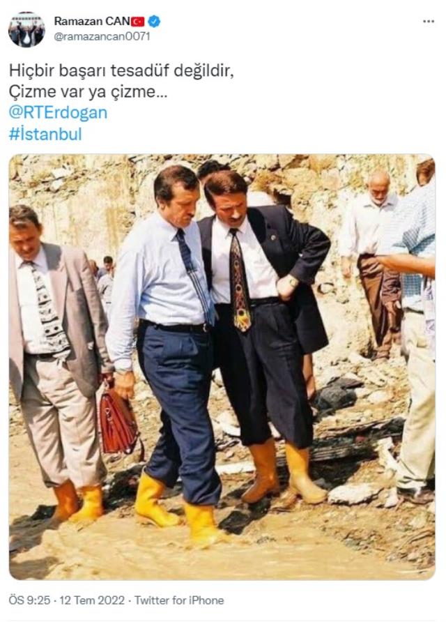 Cumhurbaşkanı Erdoğan'ın çizmeli fotoğrafı AK Partili ve CHP'li vekilleri karşı karşıya getirdi Cumhurbaşkanı Erdoğan'ın çizmeli fotoğrafı AK Partili ve CHP'li vekilleri karşı karşıya getirdi