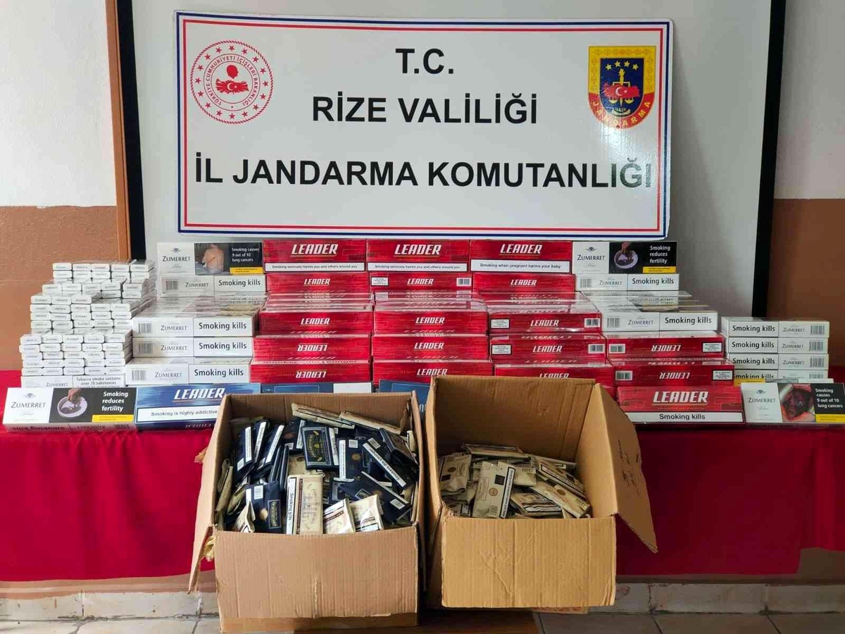 Son dakika! Jandarmadan kaçak sigara operasyonu: 2 gözaltı