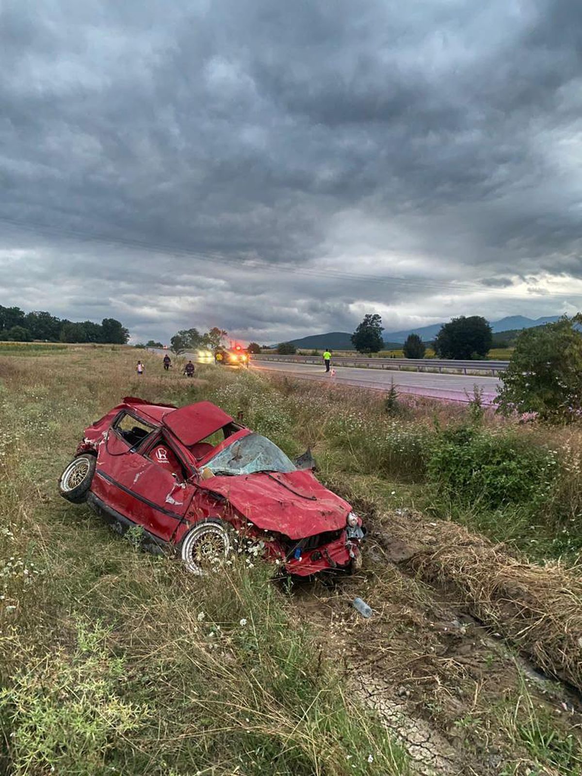 Son dakika... Tokat'ta devrilen otomobilin sürücüsü öldü