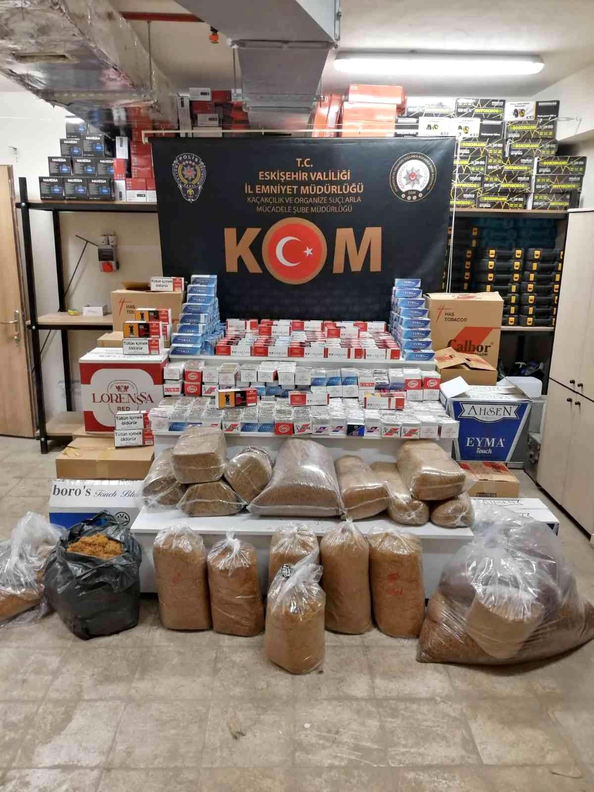 Son dakika haberi: Tütün ve makaron kaçakçılarına polis operasyonu