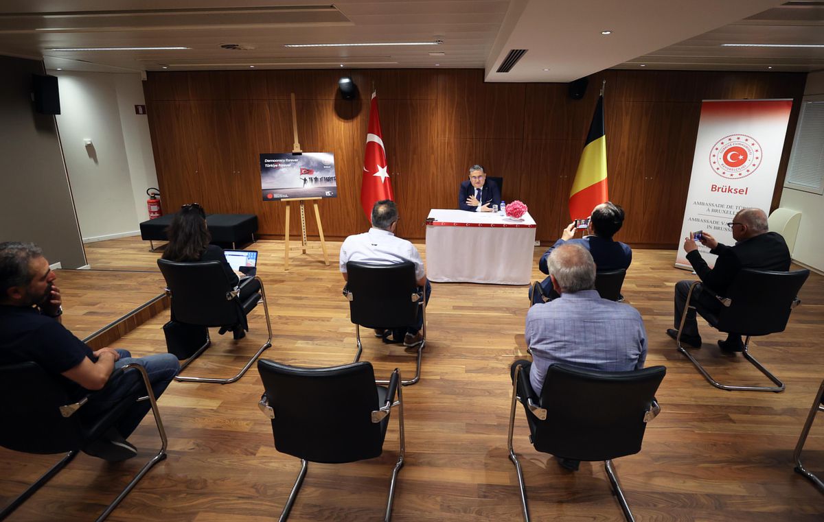 Brüksel Büyükelçisi Ulusoy: "FETÖ ile mücadele yılmadan sürdürülecek bir süreç"