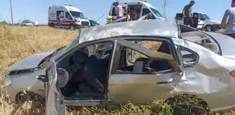 Ergani'de otomobil tarlaya devrildi: 7 yaralı