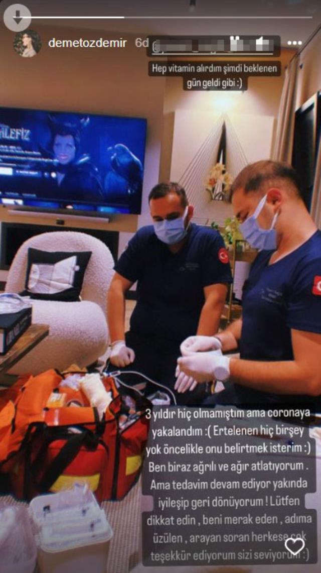 Güzel oyuncu Demet Özdemir koronavirüse yakalandı Güzel oyuncu Demet Özdemir koronavirüse yakalandı