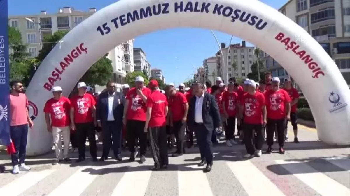 Kahramankazan\'da "15 Temmuz Halk Koşusu" düzenlendi