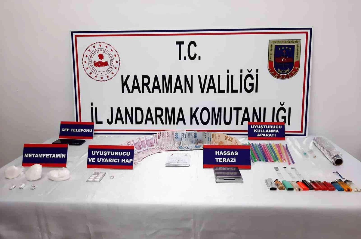 Karaman\'da 1 kişi uyuşturucu ticareti yapmaktan tutuklandı