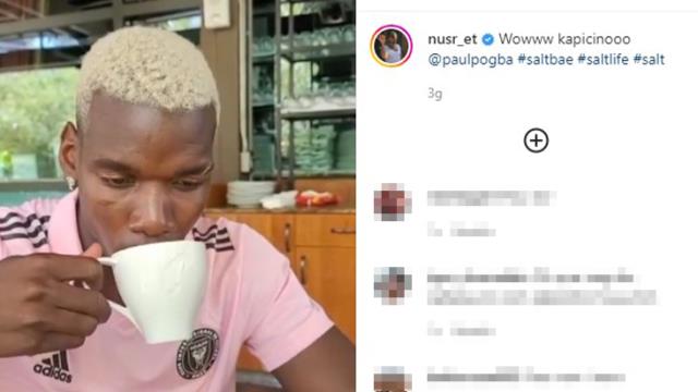 Paul Pogba, Nusret'i taklit etti! Video, beğeni ve yorum yağmuruna tutuldu Paul Pogba, Nusret'i taklit etti! Video, beğeni ve yorum yağmuruna tutuldu