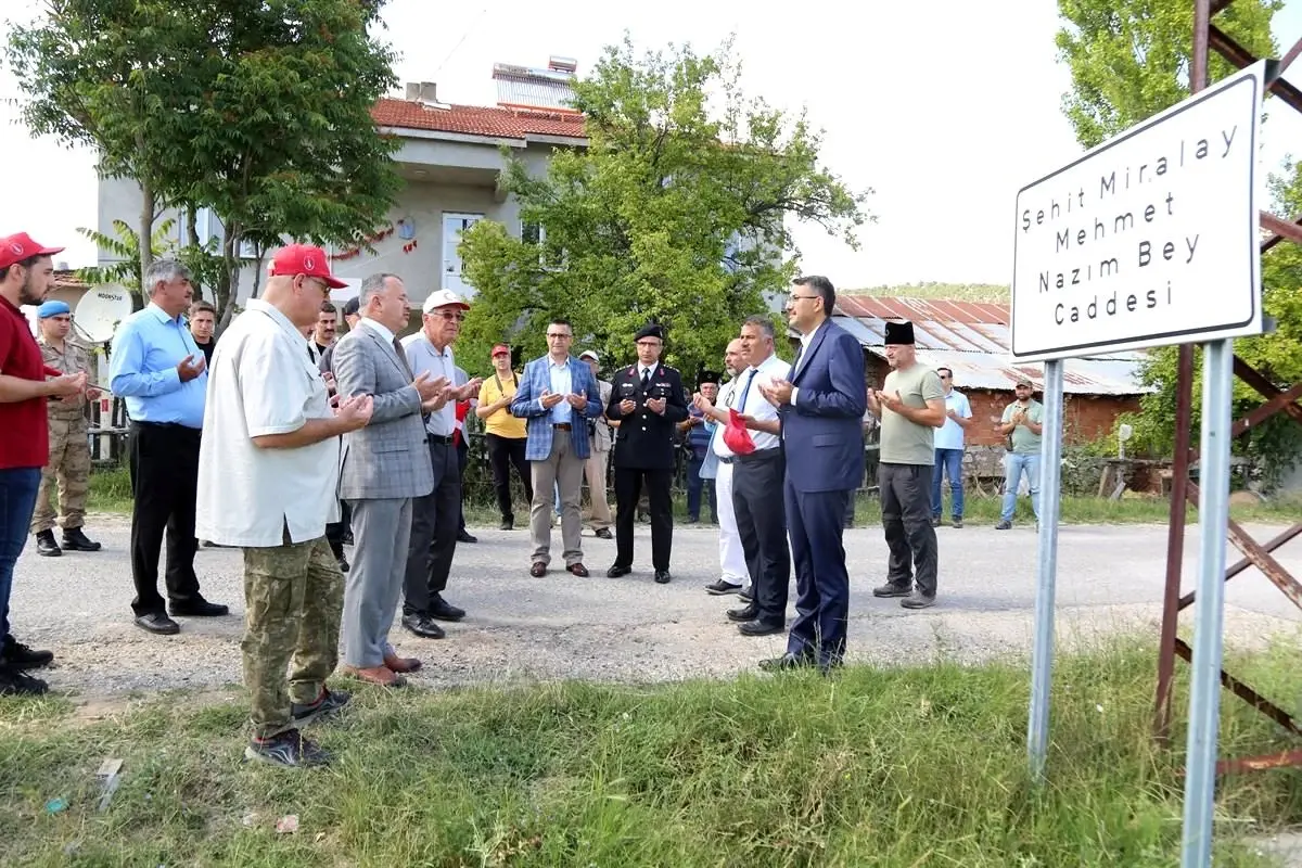 Şehit Miralay Nazım Bey, 101 yıl sonra törenle anıldı