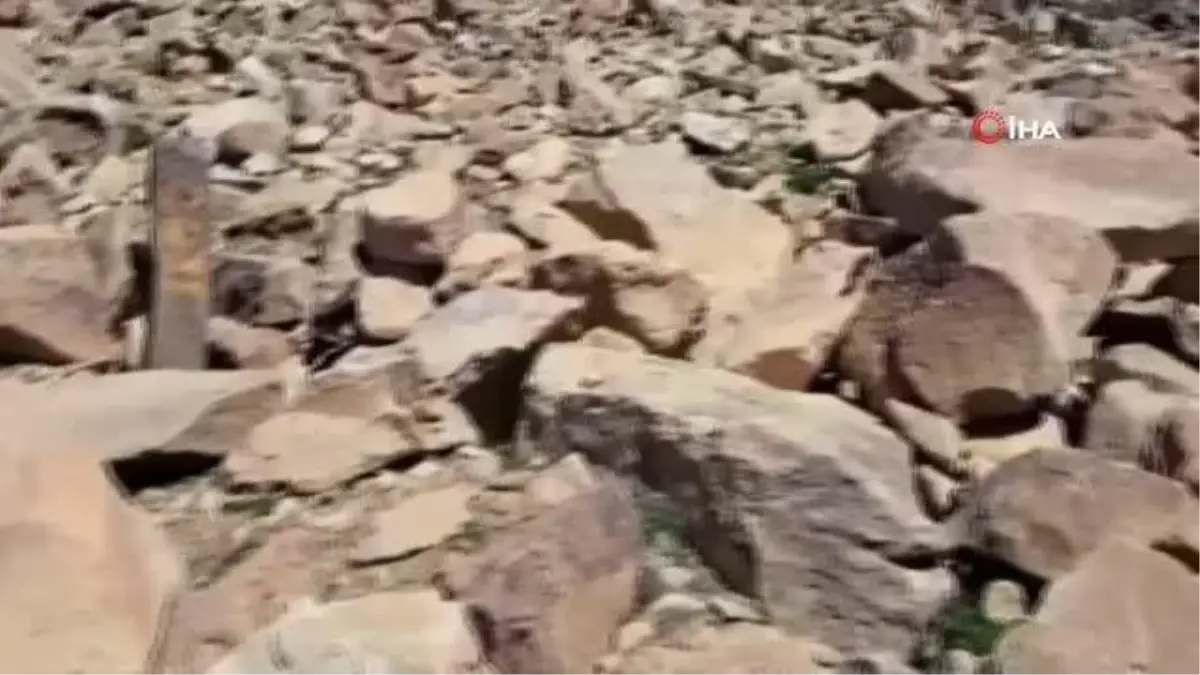 Süphan Dağı\'nın zirvesindeki \'Kırklar Mezarlığı\' defineciler tarafından tahrip edildi