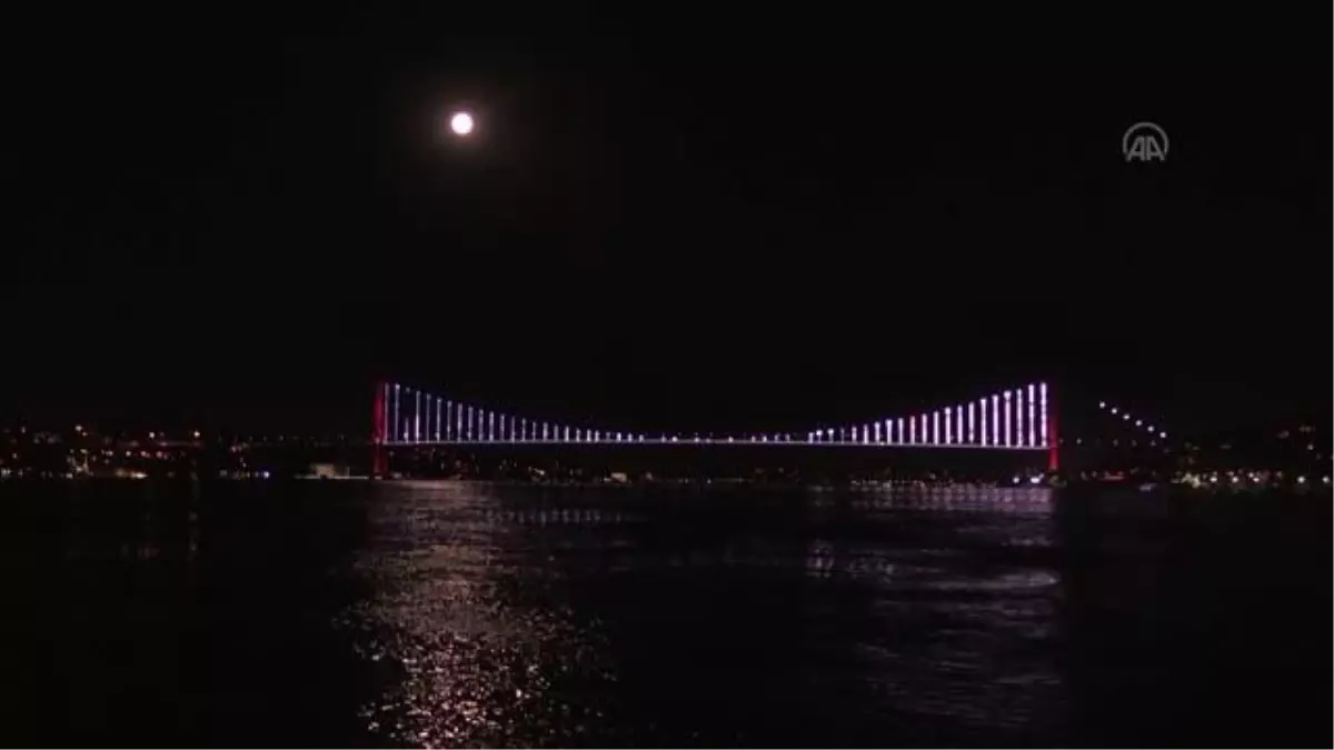 (TIMELAPSE) İstanbul'da Süper Ay