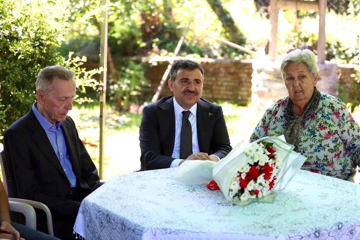 15 Temmuz şehidi Ufuk Baysan\'ın baba ocağına ziyaret