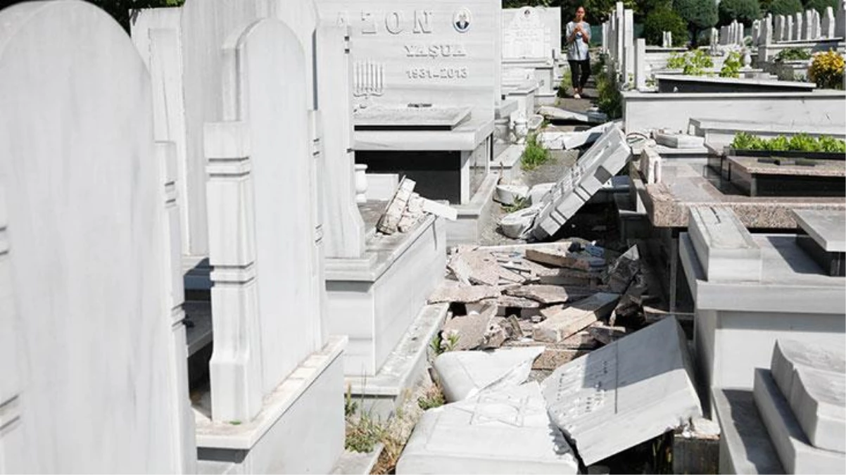 Beyoğlu\'ndaki Yahudi mezarlığına çirkin saldırı, 2 kişi gözaltında
