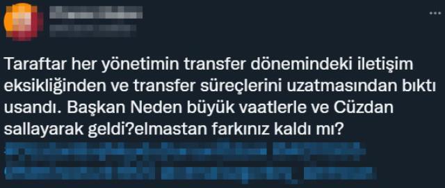 Geciken transferler sonrası Galatasaray taraftarı ayaklandı! Dursun Özbek'i açık açık uyardı Geciken transferler sonrası Galatasaray taraftarı ayaklandı! Dursun Özbek'i açık açık uyardı