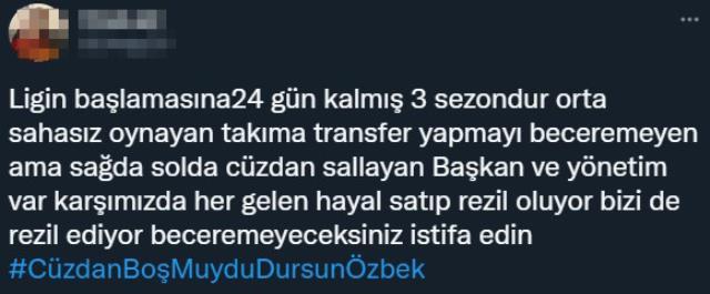 Geciken transferler sonrası Galatasaray taraftarı ayaklandı! Dursun Özbek'i açık açık uyardı Geciken transferler sonrası Galatasaray taraftarı ayaklandı! Dursun Özbek'i açık açık uyardı