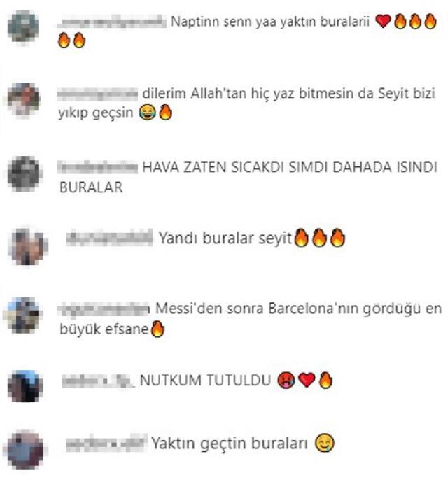 Genç oyuncu Onur Seyit Yaran, kaslı vücuduyla takipçilerinden tam not aldı