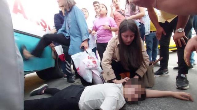 Kazazede kız, yardıma koşanların sözleriyle ağladı Kazazede kız, yardıma koşanların sözleriyle ağladı