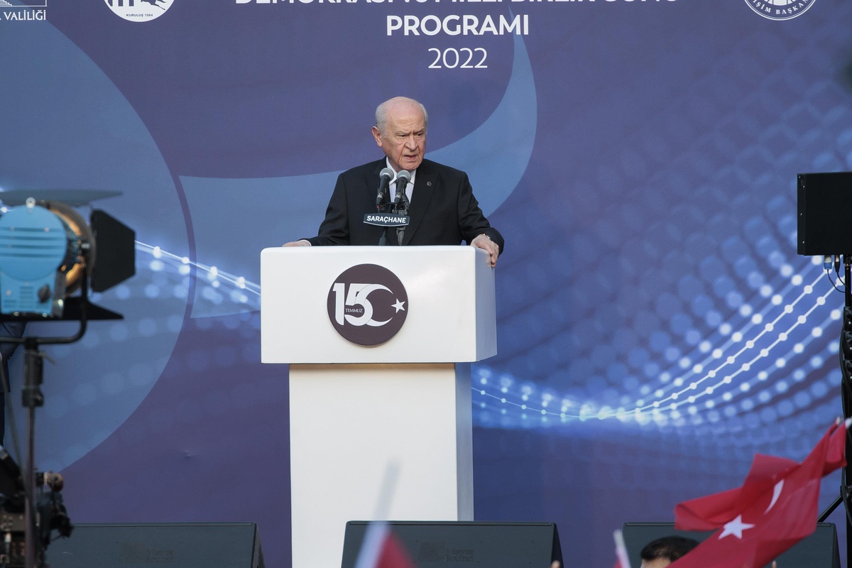 MHP Genel Başkanı Bahçeli, 15 Temmuz Demokrasi ve Milli Birlik Günü Anma Programı\'nda konuştu Açıklaması