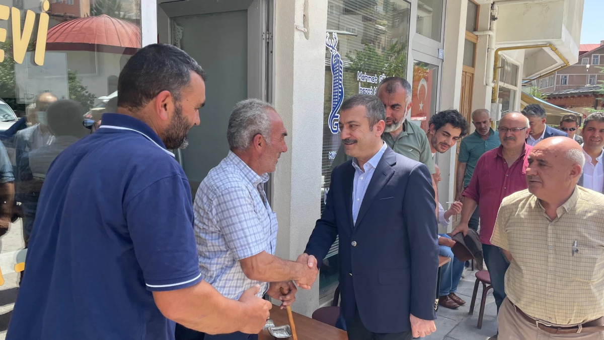 TCMB Başkanı Şahap Kavcıoğlu, Bayburt\'ta ziyaretlerde bulundu