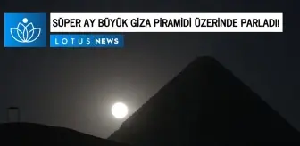 Video: 2022'nin En Büyük Süper Ay'ı Büyük Giza Piramidi Üzerinde Parladı