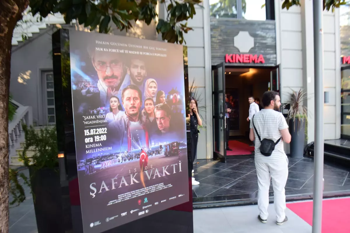 Arnavutluk'ta '15/07 Şafak Vakti' filmi gösterildi