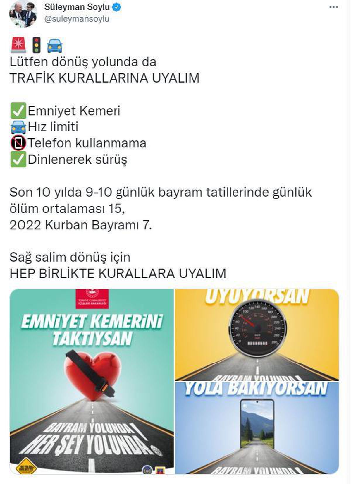 Bakan Soylu\'dan \'dönüş\' uyarısı