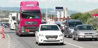 Başkentte bayram dönüşü trafik yoğunluğu (2)