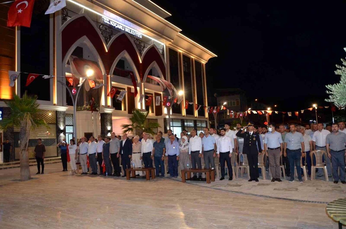 Koçarlı\'da 15 Temmuz Demokrasi ve Milli Birlik Günü anma programı gerçekleşti