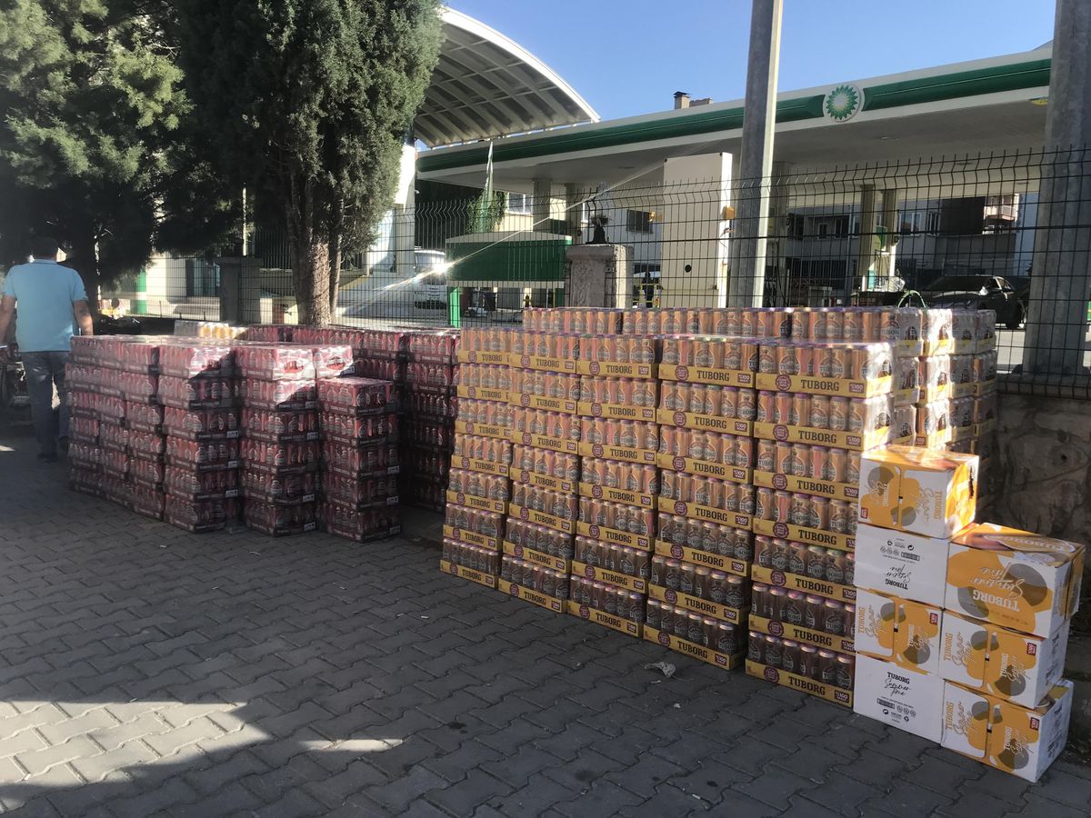 Konya\'da çalınan 9 bin 500 şişe alkol Akşehir\'de ele geçirildi