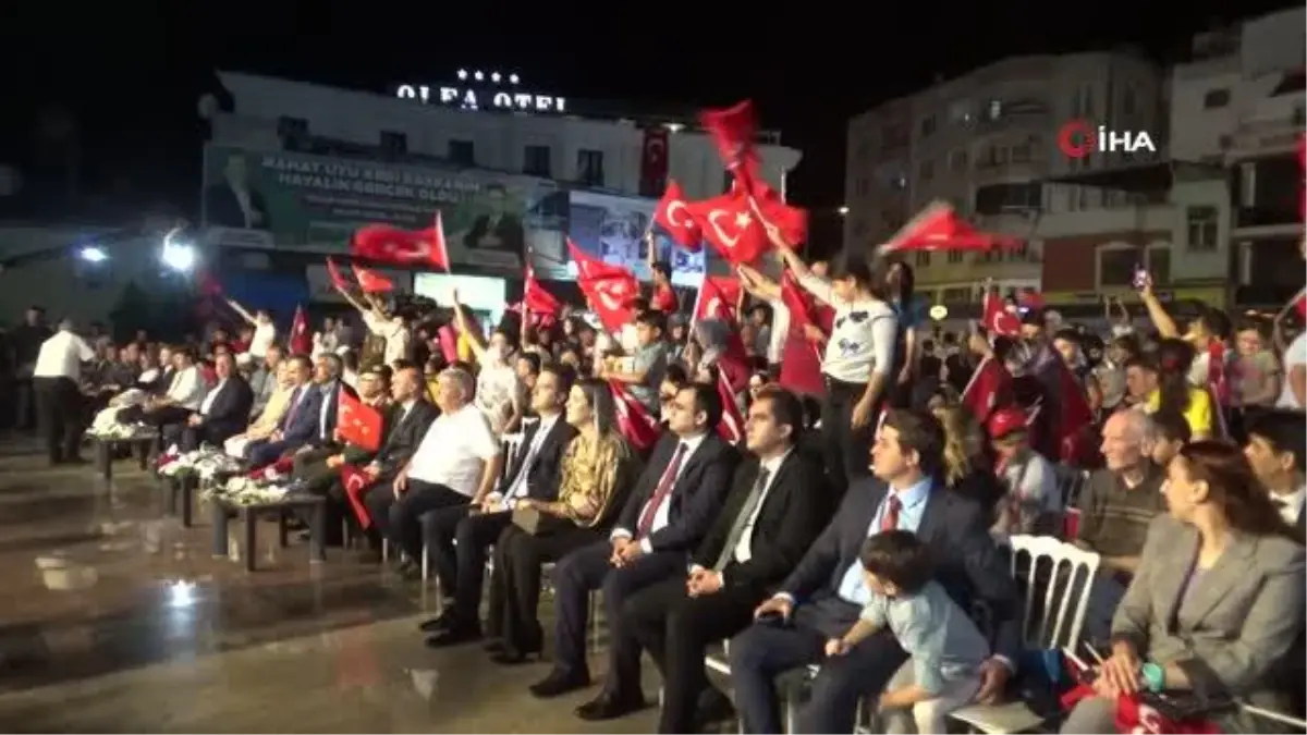 Sınır kenti Kilis'te 15 Temmuz Demokrasi ve Milli Birlik Günü etkinliği
