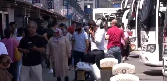 Bayram sonrasında otogarda yoğunluk devam ediyor