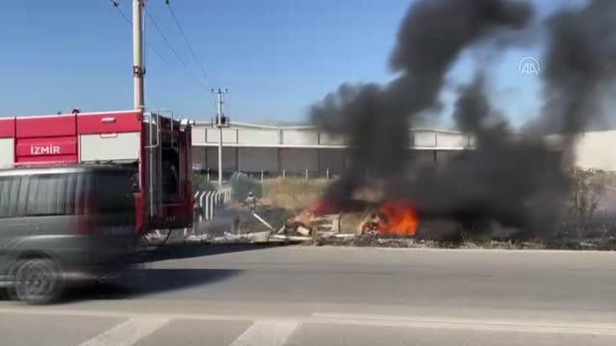 Son dakika haberi: Otomobilde başlayıp otluk alana sıçrayan yangın söndürüldü