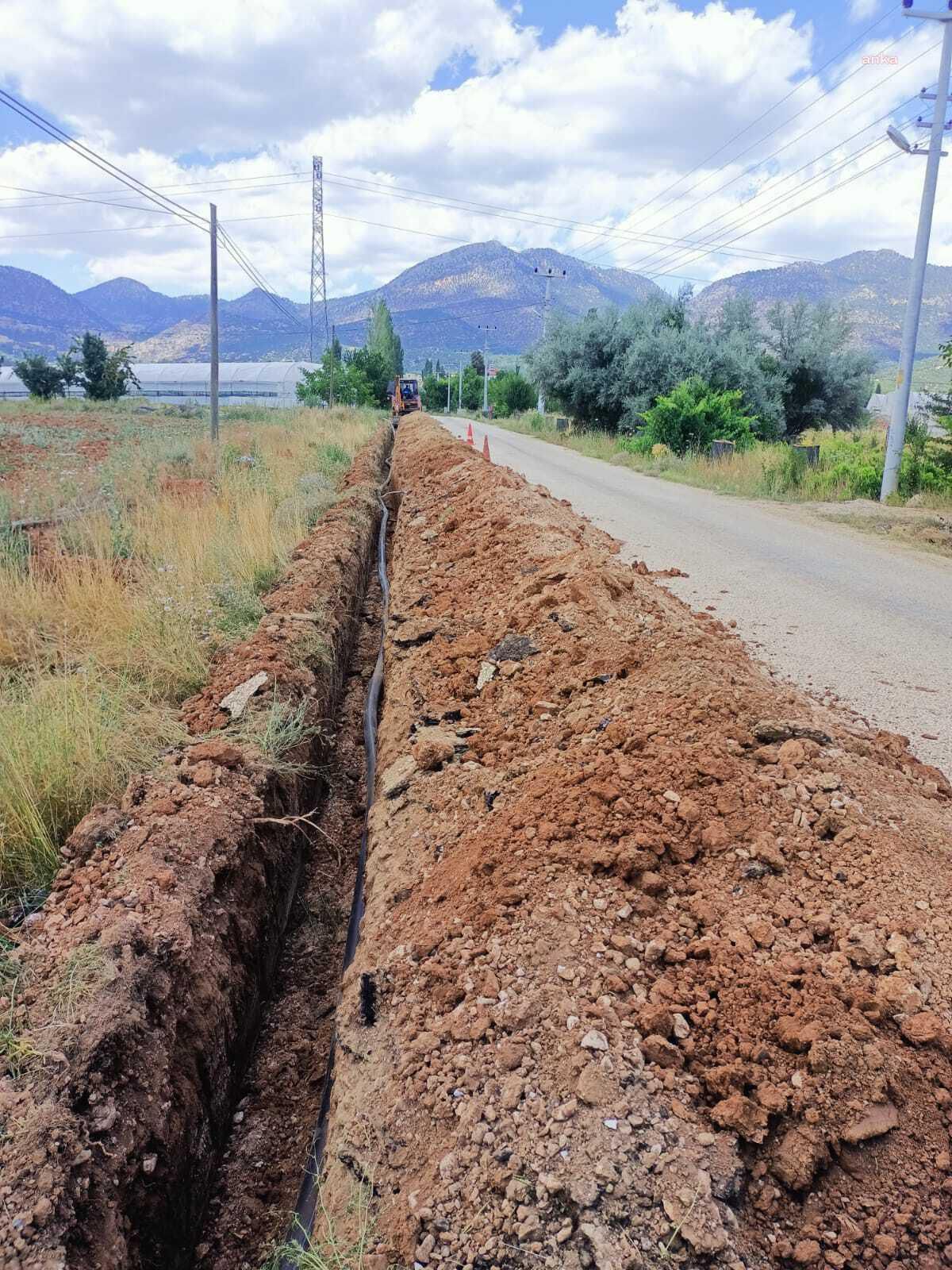 Antalya Büyükşehir, Elmalı\'daki Altyapı Çalışmalarına Devam Ediyor