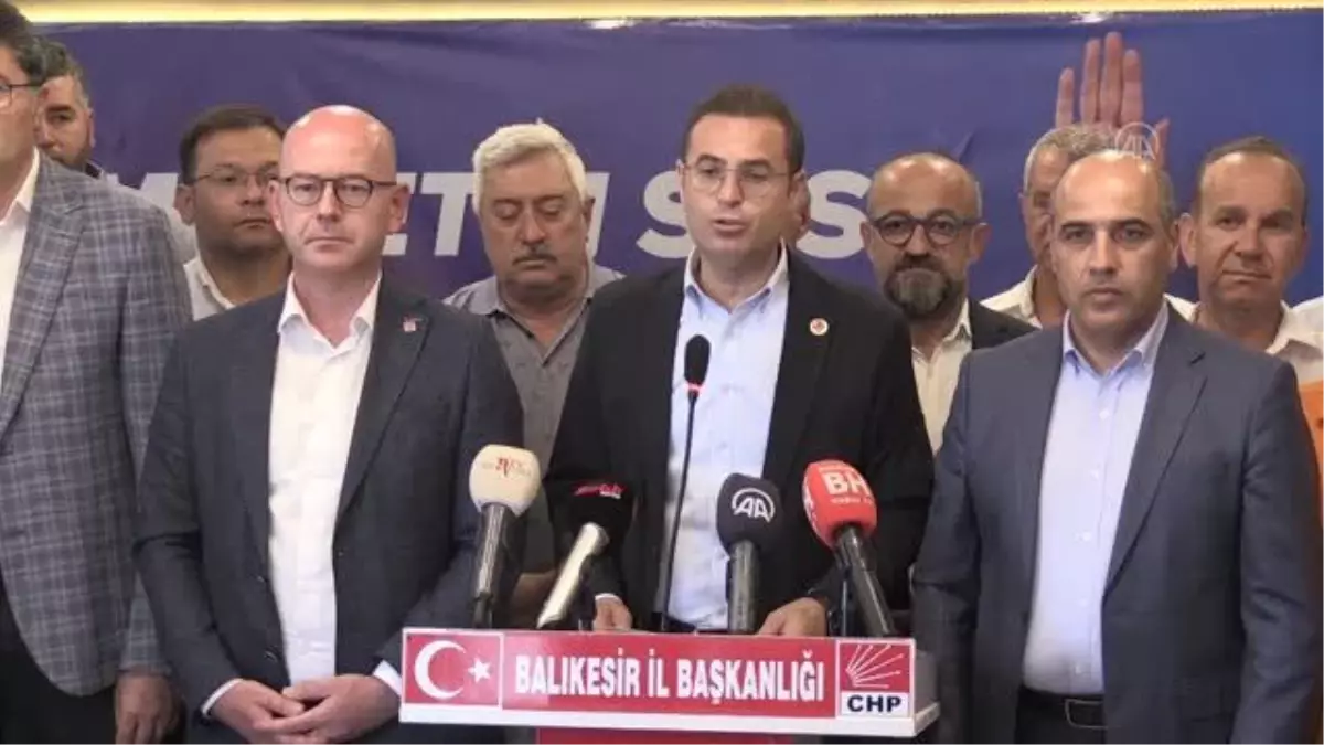 BALIKESİR - CHP Genel Başkan Yardımcısı Ahmet Akın\'dan "Milletin Sesi Mitingi" açıklaması