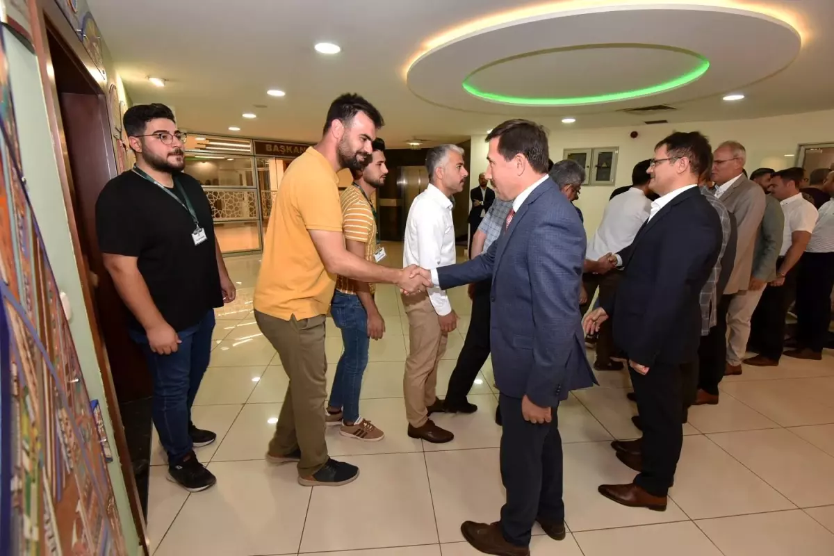 Başkan Hasan Kılca, çalışma arkadaşlarıyla bayramlaştı