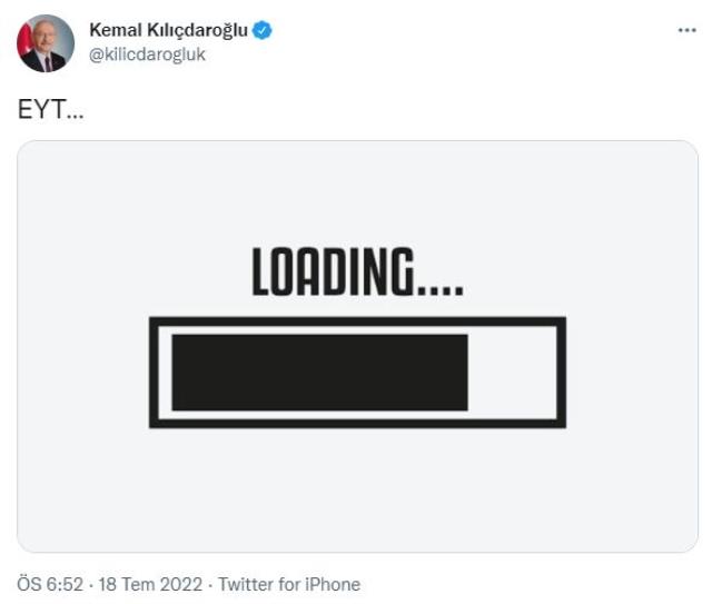 Kılıçdaroğlu'nun olay EYT göndermesine AK Parti cephesinden yanıt gecikmedi: Oyun bitti Kılıçdaroğlu'nun olay EYT göndermesine AK Parti cephesinden yanıt gecikmedi: Oyun bitti